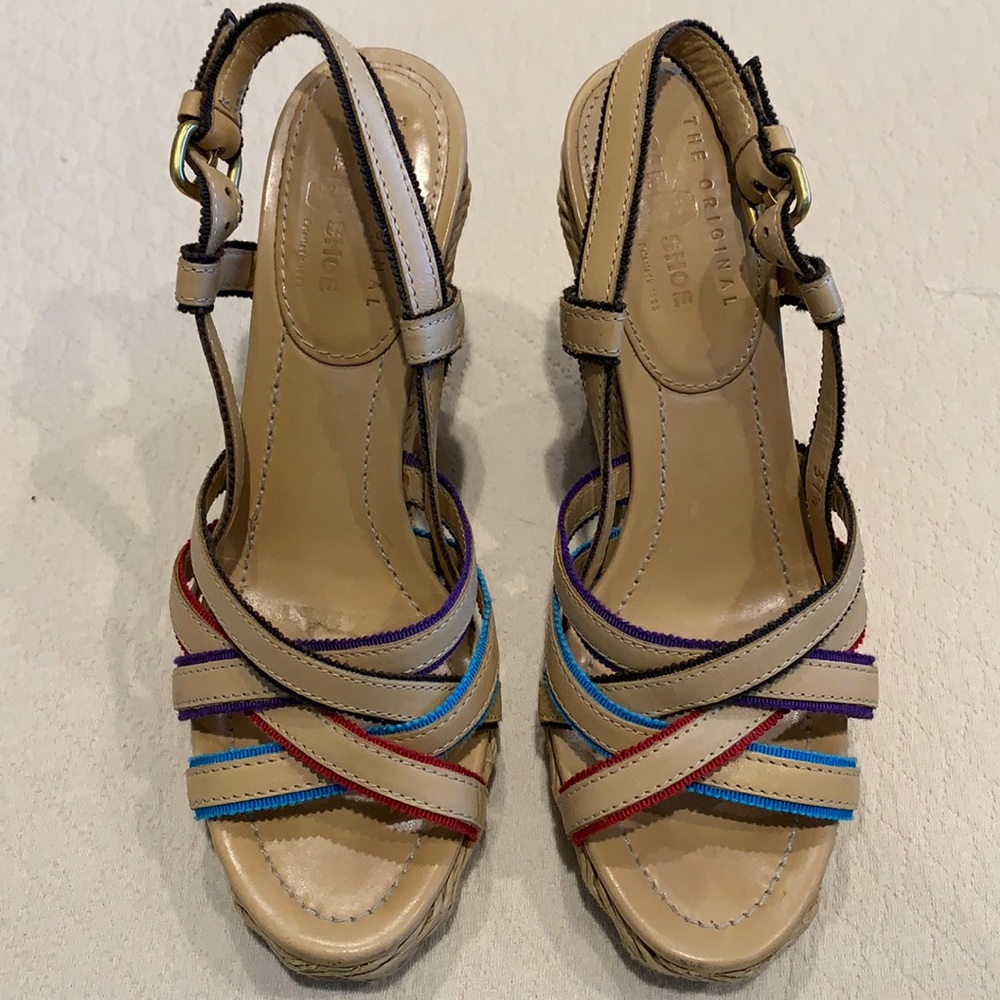 Espadrille Wedge Sandal by The Original Car Shoe, Size 7.5